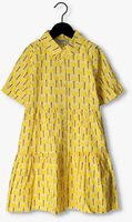LIKE FLO Mini robe AOP WOVEN DRESS WITH COLLAR en jaune - medium