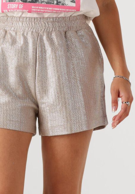 ALIX THE LABEL Pantalon courte LADIES WOVEN FOIL SHORTS en argent - large