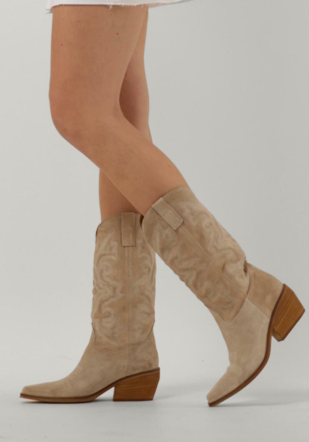 Beige NOTRE V Cowboylaarzen AL330 Omoda