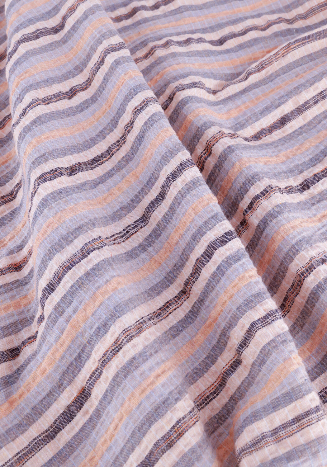 Lichtblauwe CO'COUTURE  CELINA SITA STRIPE SHIRT - large