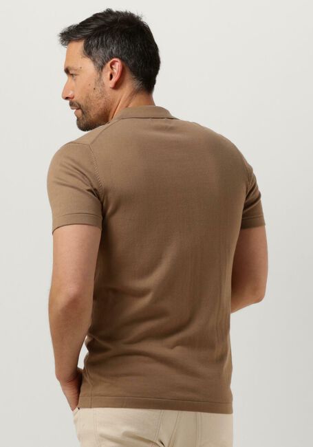 DSTREZZED Polo POLO S/S COTTON KNIT en marron - large