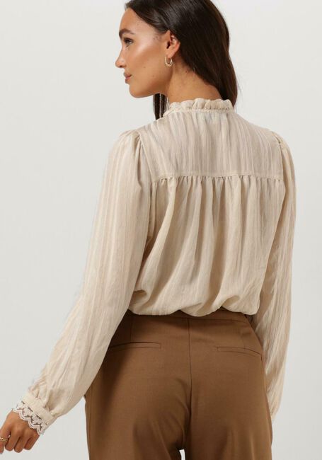 Creme LOLLYS LAUNDRY  AIRLIE SHIRT - large