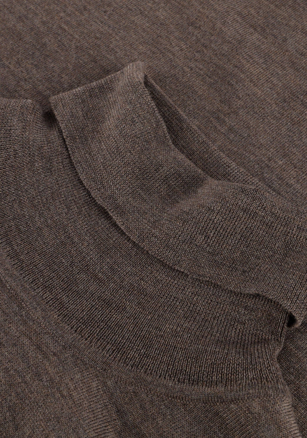 STEFANO LAURAN Pull COL en marron - large