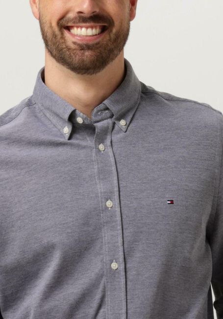 TOMMY HILFIGER Chemise classique 1985 KNITTED SF SHIRT Bleu foncé - large