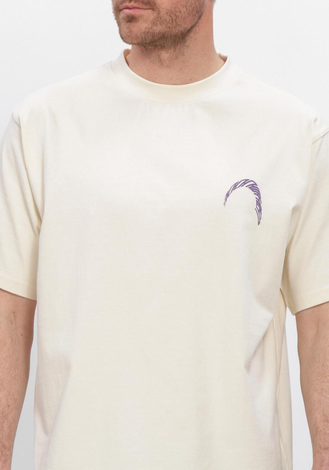 WOODBIRD T-shirt WBBAINE WARP TEE &Eacute;cru - large