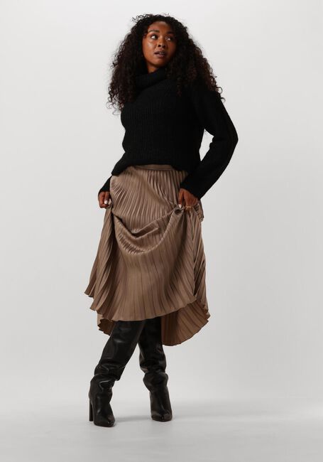Y.A.S. Jupe midi YASCELINE HW MIDI SKIRT S. en beige - large