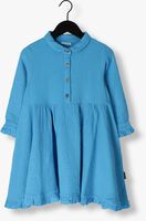 Blauwe DAILY BRAT Midi jurk COLBY DRESS WINTER GLOW - medium