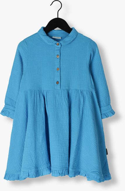 Blauwe DAILY BRAT Midi jurk COLBY DRESS WINTER GLOW - large