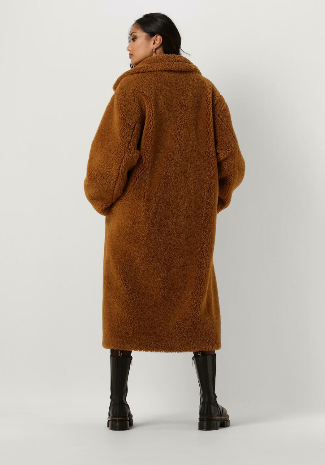 Manteau teddy camel 2025