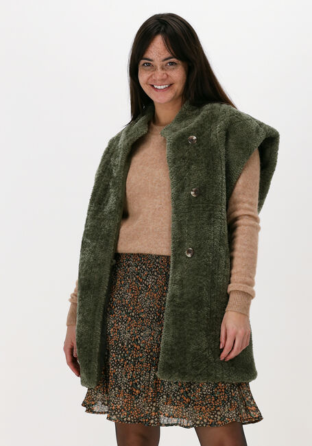 Groene ANOTHER LABEL Bodywarmer UNNI VEST - large