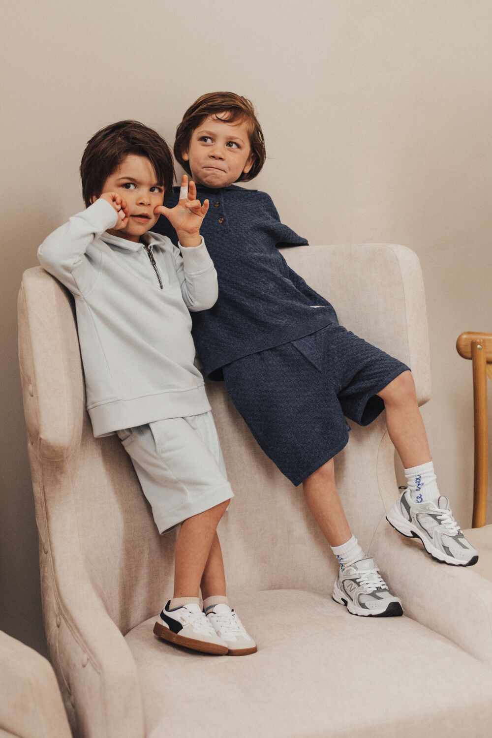 BAJE STUDIO Pull MAZO en bleu - large