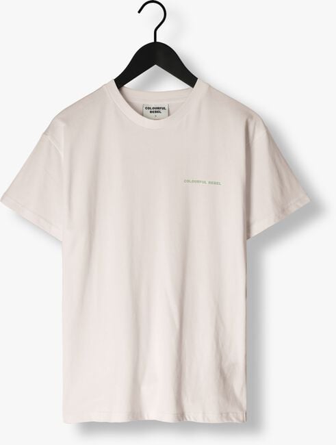 Gebroken wit COLOURFUL REBEL T-shirt WAVES LOOSEFIT TEE - large