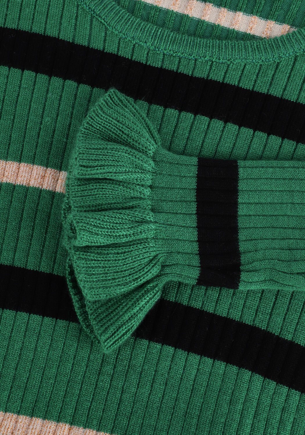 MOODSTREET Robe midi M208-5817 en vert - large