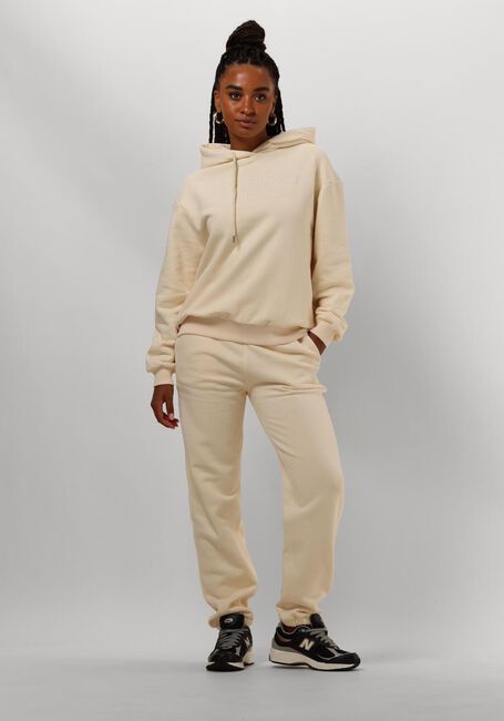Ecru ALIX THE LABEL Joggingbroek LADIES KNITTED SWEAT PANTS - large