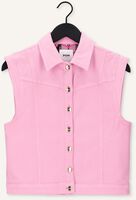POM AMSTERDAM Gilet DENIM en rose POM AMSTERDAM Gilet DENIM en rose - medium
