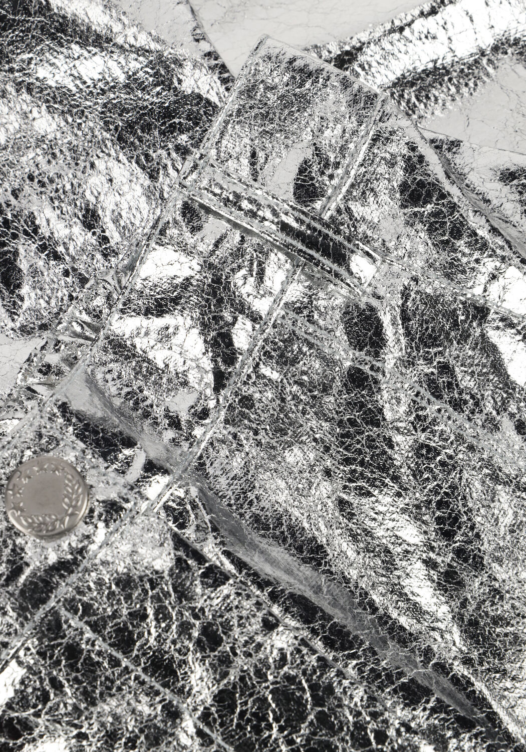 YOUR WISHES Wide jeans SPACE WIDE LEG PANTS en argent - large