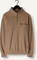 Taupe FORÉT Sweater LOG HALF ZIP SWEATSHIRT Taupe FORÉT Sweater LOG HALF ZIP SWEATSHIRT - medium