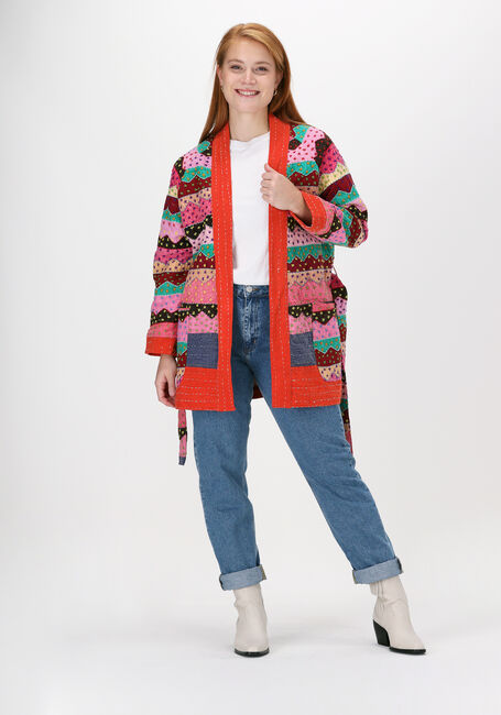 Multi SISSEL EDELBO Kimono MARRAKESH MULTI PATCH WORK JAC - large