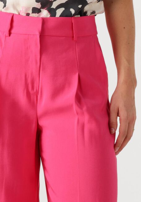 JANSEN AMSTERDAM Pantalon NOVA BROEK WF 466 LONG WIDE en rose - large