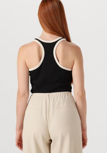 SUMMUM Haut SINGLET RIB JERSEY en noir - large