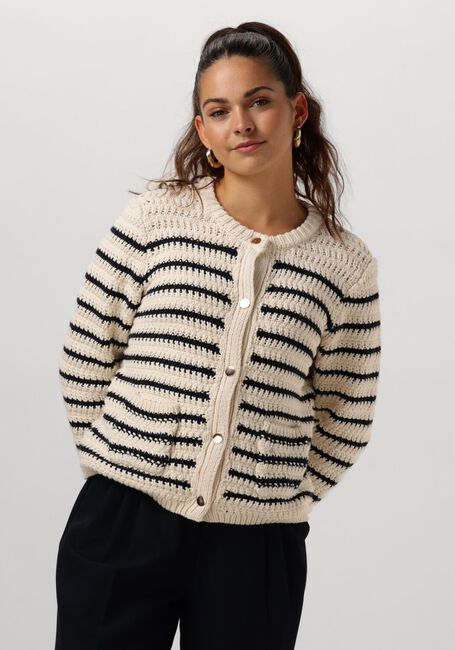 NEO NOIR Gilet PAULA KNIT CARDIGAN en bleu - large