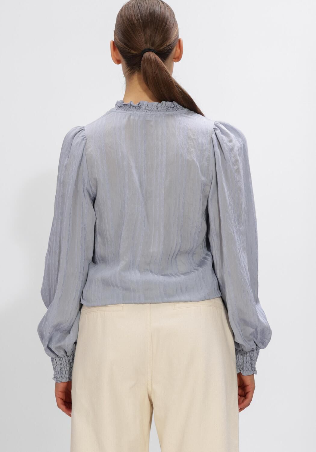 CO'COUTURE KESI V-BLOUSE Blouses en bleu - large