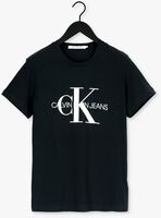 CALVIN KLEIN T-shirt ICONIC MONOGRAM SS SLIM TEE en noir