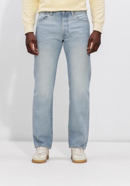 Lichtblauwe LEVI'S Straight leg jeans 501 RELAXED - large