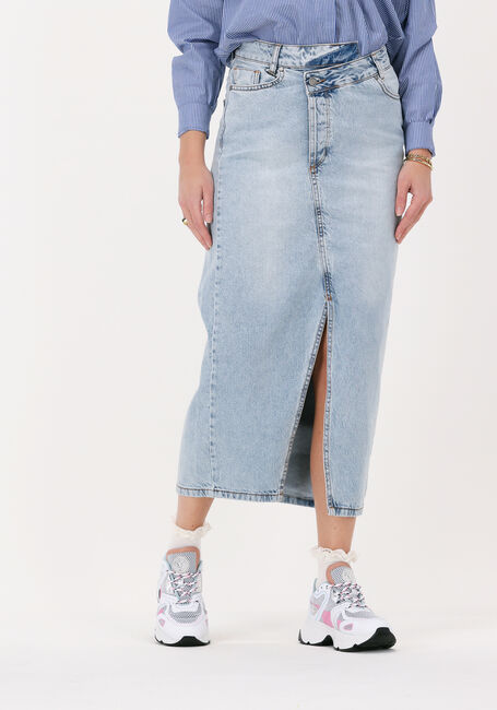 Blauwe MY ESSENTIAL WARDROBE Maxirok LOUIS WRAP 123 SKIRT - large