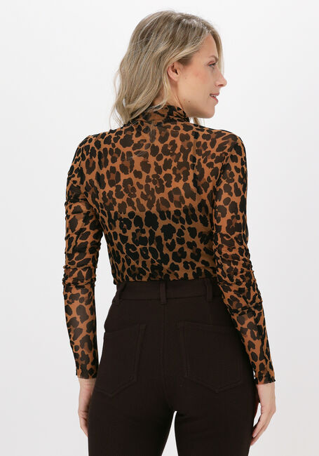 VANILIA Haut LEO MESH en camel - large