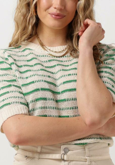 NUKUS Pull VINNA PULLOVER SS STRIPE en vert - large