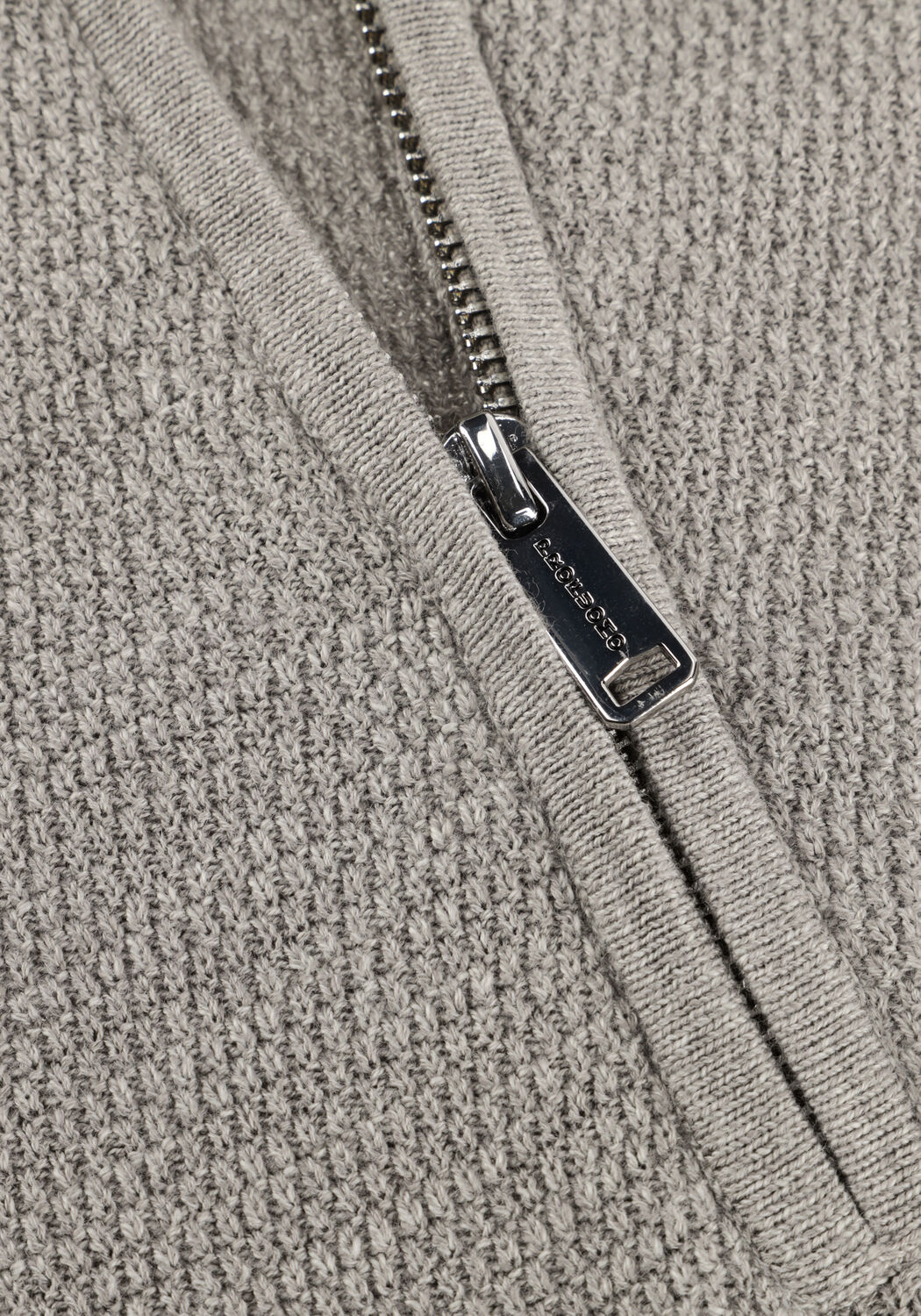 PROFUOMO Pull PULLOVER HALF ZIP TWINKLE SLUB en bleu - large