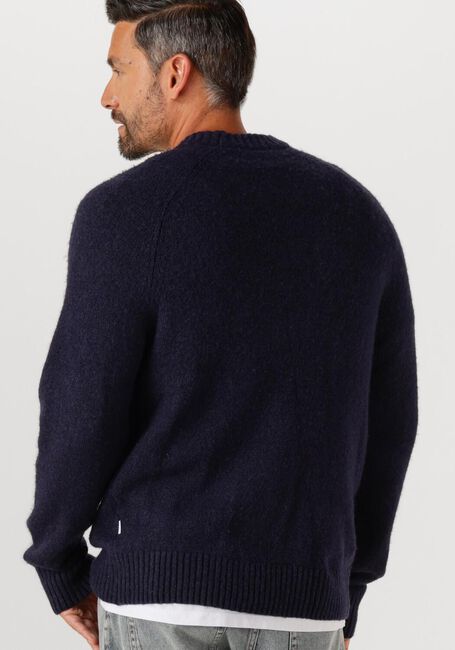 LES DEUX Pull GILBERT CREWNECK KNIT Bleu foncé - large