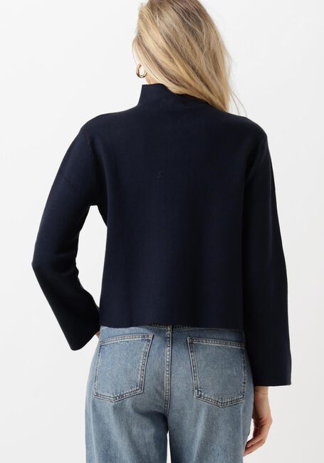 MINUS Pull LUPI HIGH NECK PULLOVER Bleu foncé - large