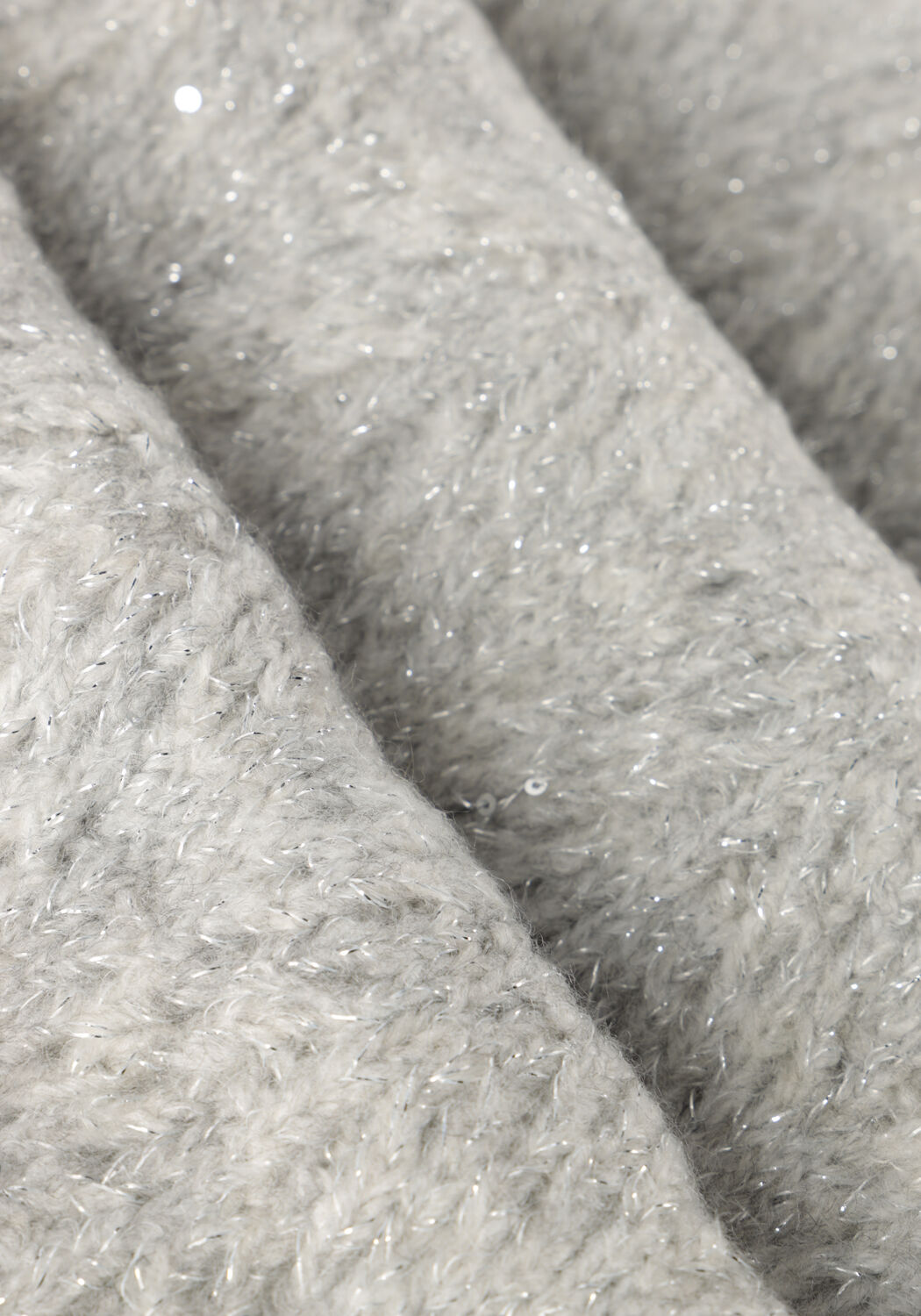 Lichtgrijze LIU JO Sjaal SCIARPA FILO PAILLETTES - large