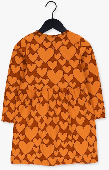CARLIJNQ Mini robe HEARTS - SKATERDRESS en orange - large