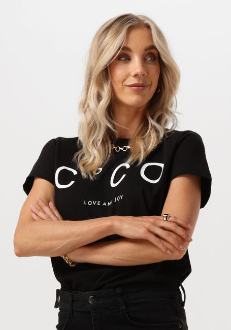 CO'COUTURE T-shirt COCO SIGNATURE TEE en noir - large