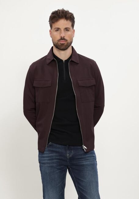 GENTI Surchemise OVERSHIRT RITS Bordeaux - large