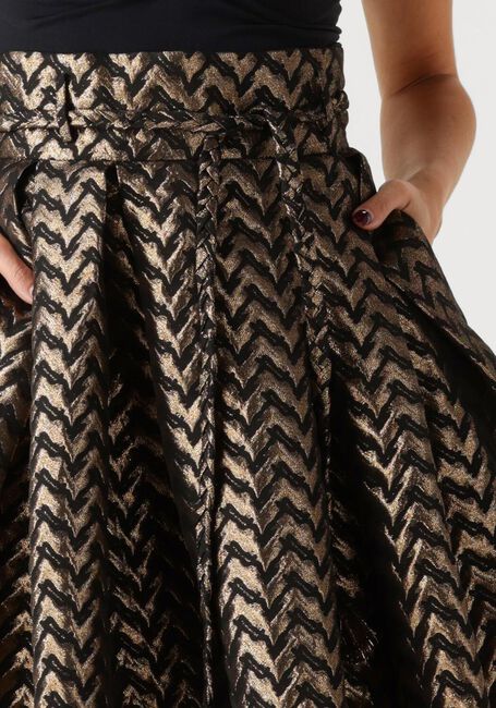 DEA KUDIBAL Jupe midi ALBI en or - large