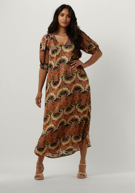 Multi SUMMUM Maxi jurk DRESS V-NECK ART NOUVEAU - large