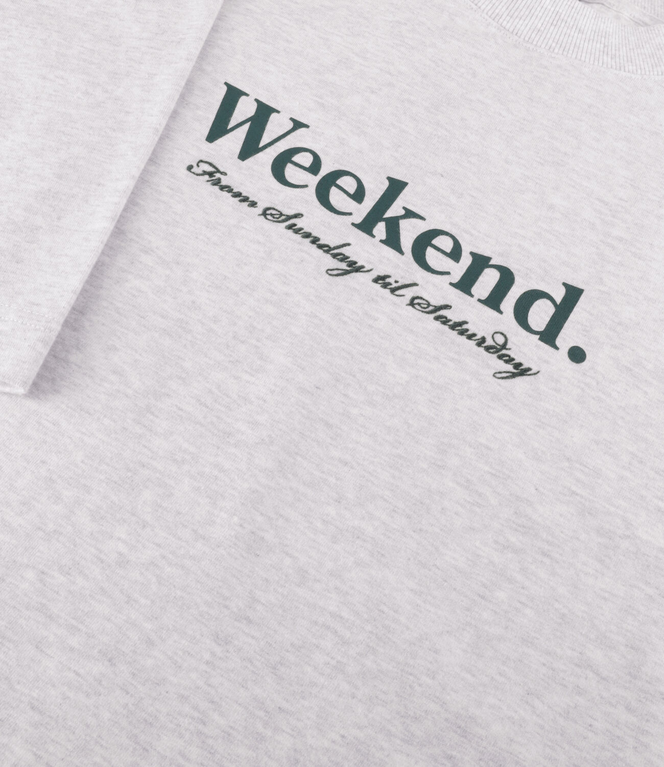 POCKIES T-shirt WEEKEND TEE Gris clair - large