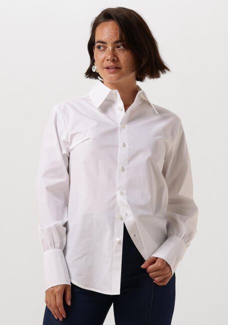 VANILIA CLASSIC POPLIN BLOUSE Blouses en blanc - large