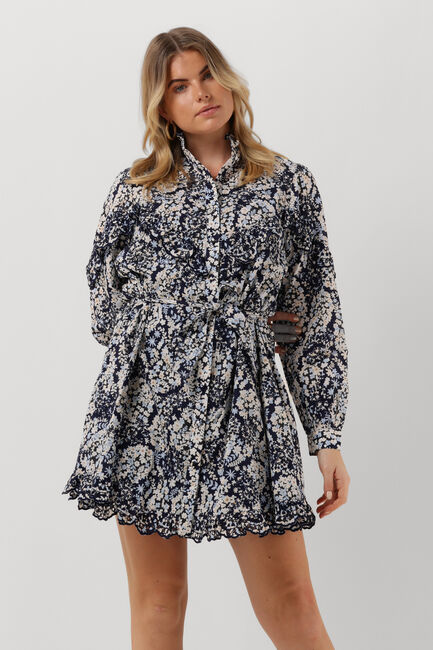 FABIENNE CHAPOT Mini robe DAILA BRODERIE DRESS 102 en bleu - large