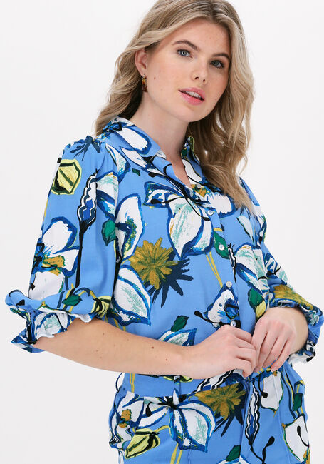Blauwe POM AMSTERDAM  LILY BLOUSE - large