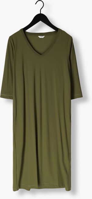 Groene PENN & INK Midi jurk DRESS KHAKI - large