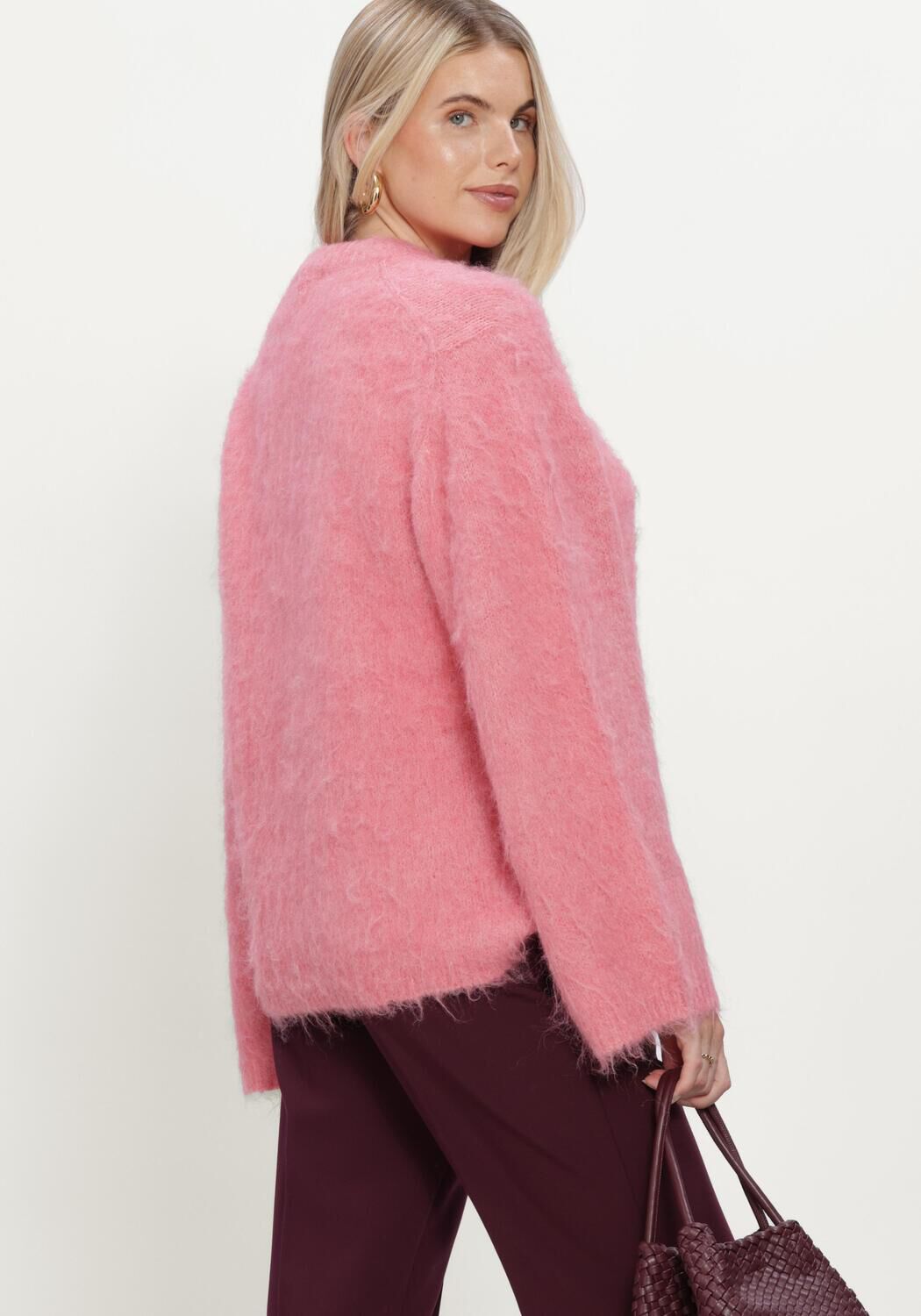 NOTRE-V Pull NV-INSA en rose - large