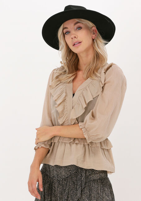 NEO NOIR BESOA WOILE BLOUSE Blouses en camel - large