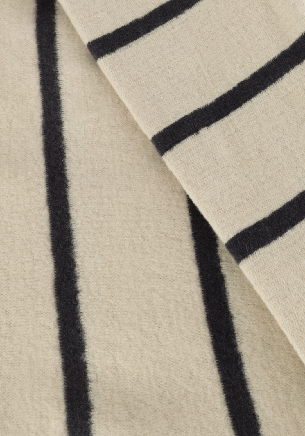 Beige PLAY UP Coltrui STRIPED JERSEY SWEATER COL - large