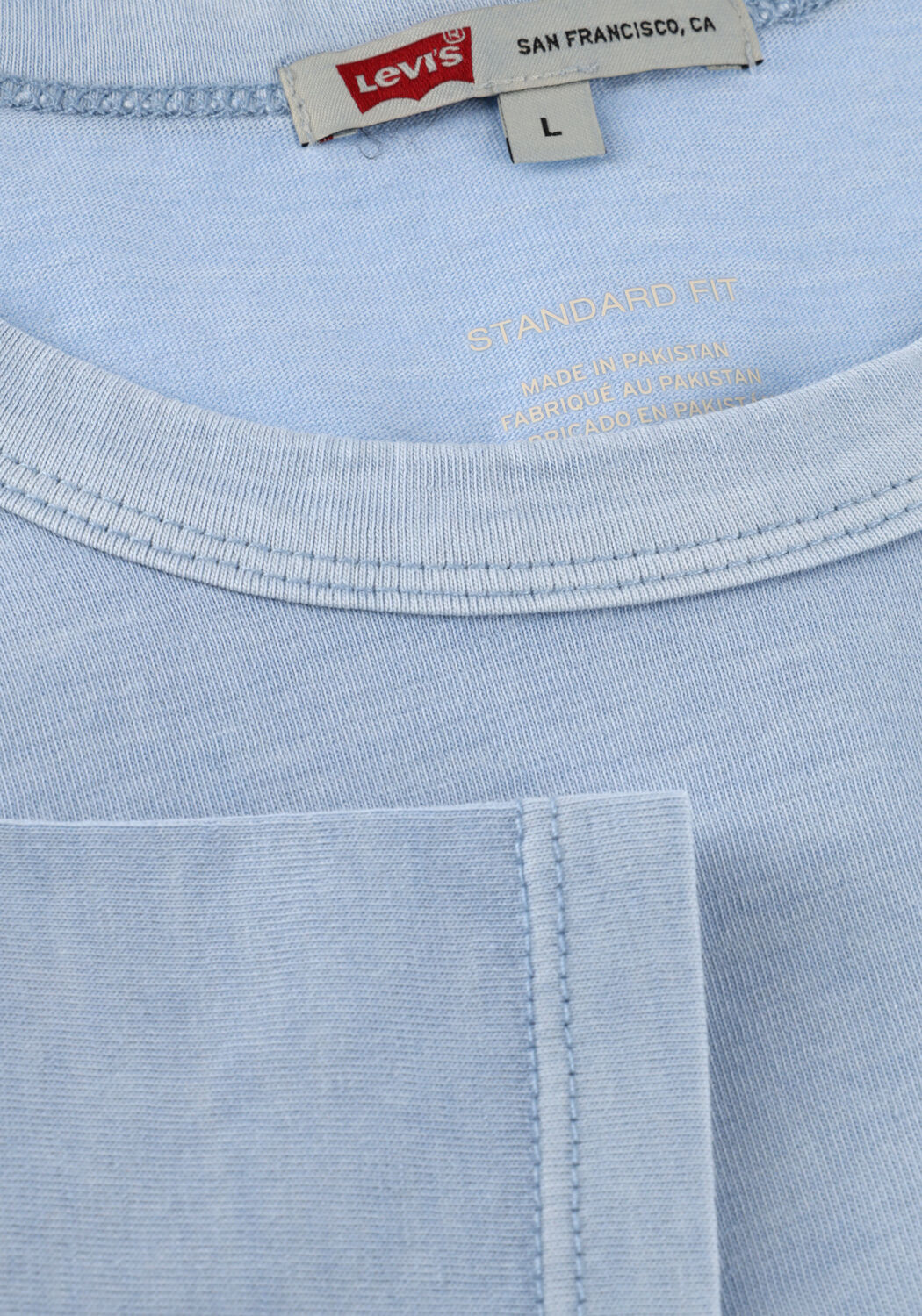 LEVI'S T-shirt ORIGINAL TEE GARMENT DYE Bleu clair - large