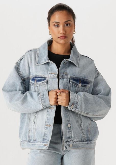Lichtblauwe WITHBLACK Spijkerjas WBLMARTHA DENIM JACKET - large